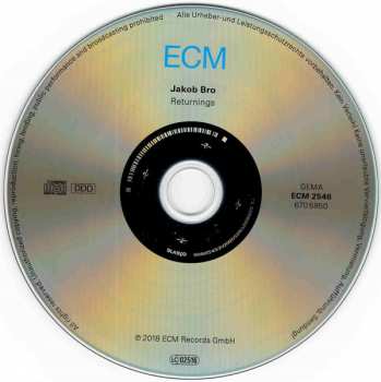 CD Jakob Bro: Returnings