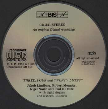 CD Nigel North: Three, Four & Twenty Lutes