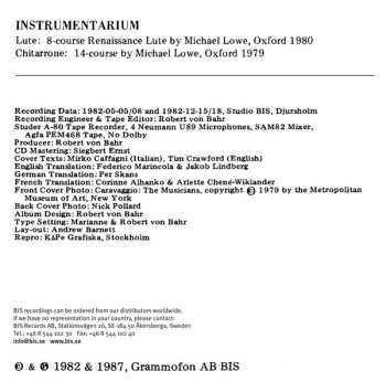 CD Jakob Lindberg: Virtuoso Lute Music From Italy And England