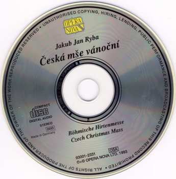 CD Jakub Jan Ryba: Česká Mše Vánoční