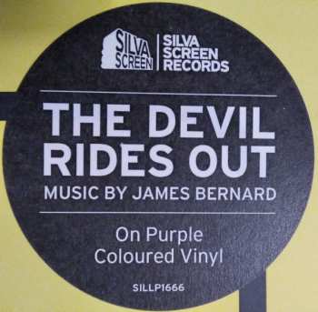 LP James Bernard: The Devil Rides Out - Original Motion Picture Soundtrack CLR | LTD