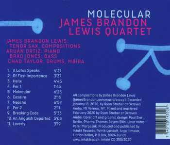 CD James Brandon Lewis Quartet: Molecular