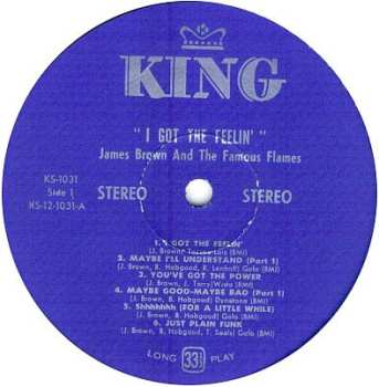 LP James Brown & The Famous Flames: I Got The Feelin'
