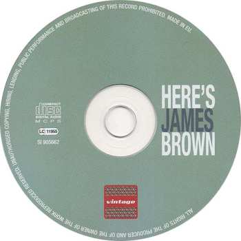 CD James Brown: Here's James Brown
