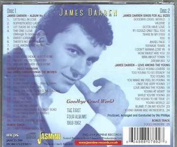 2CD James Darren:  Goodbye Cruel World (The First Four Albums 1959-1962)