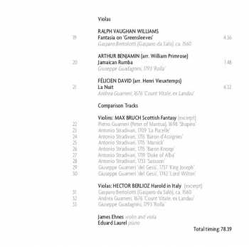 CD/DVD James Ehnes: Homage