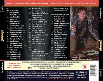 2CD James Horner: Jumanji (Expanded Original Motion Picture Soundtrack) LTD