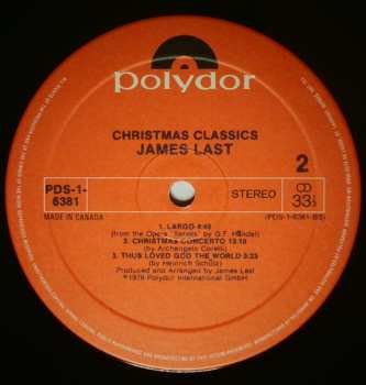 LP James Last: Christmas Classics