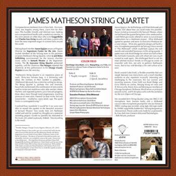 LP James Matheson String Quartet: Color Field