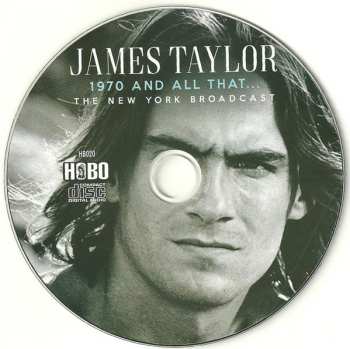 CD James Taylor: 1970 And All That... The New York Broadcast