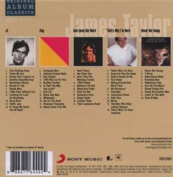 5CD/Dobozkészlet James Taylor: Original Album Classics