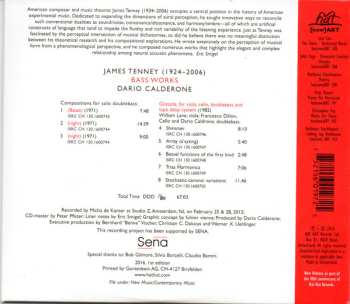 CD James Tenney: Bass Works