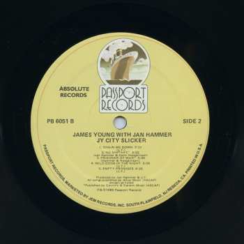 LP Jan Hammer: City Slicker