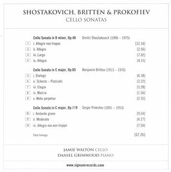 CD Sergei Prokofiev: Cello Sonatas