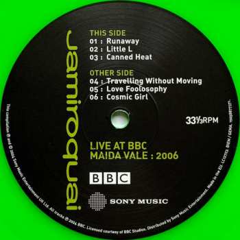 LP Jamiroquai: Live At BBC Maida Vale : 2006 CLR | LTD