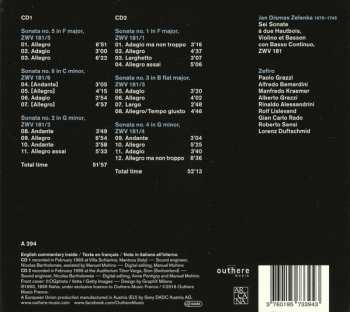 2CD Jan Dismas Zelenka: Sei Sonate