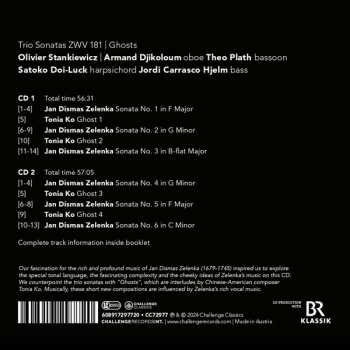 2CD Jan Dismas Zelenka: Trio Sonatas ZWW 181 / Ghosts