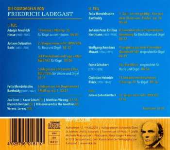 CD Jan Ernst: Die Domorgeln von Friedrich Ladegast: Schwerin - Dom St. Marien Und St. Johannis