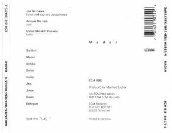 CD Anouar Brahem: Madar