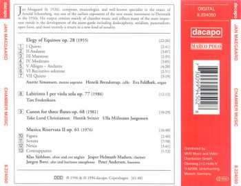 CD Jan Maegaard: Elegy Of Equinox · Labirinto I · Canon · Musica Riservata II