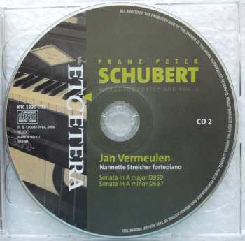 2CD Jan Vermeulen: Schubert Works for Fortepiano Volume 1