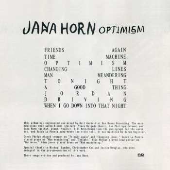 LP Jana Horn: Optimism