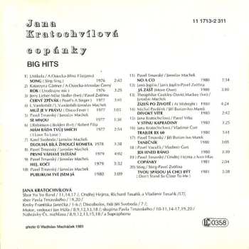 CD Jana Kratochvílová: Copánky (Big Hits)