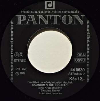 SP Kroky: Starý Šenk / Skončím V Síti Houpací