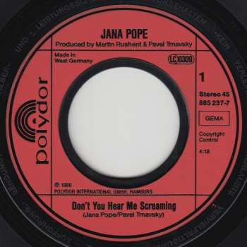 SP Jana Pope: Don't You Hear Me Screaming?