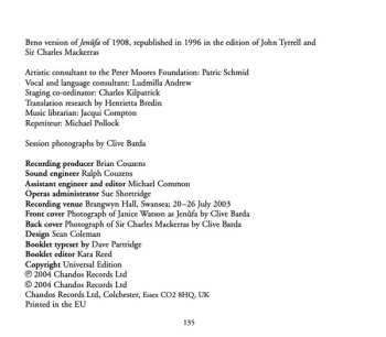 2CD/Dobozkészlet Sir Charles Mackerras: Jenufa, Her Stepdaughter