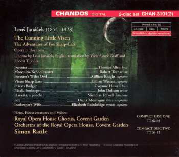 2CD/Dobozkészlet Sir Simon Rattle: The Cunning Little Vixen