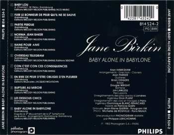CD Jane Birkin: Baby Alone In Babylone