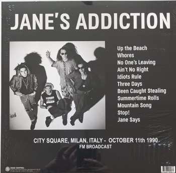 LP Jane's Addiction: City Square, Milan, Italy, October 11th 1990 LTD