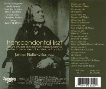 CD Janina Fialkowska: Transcendental Liszt