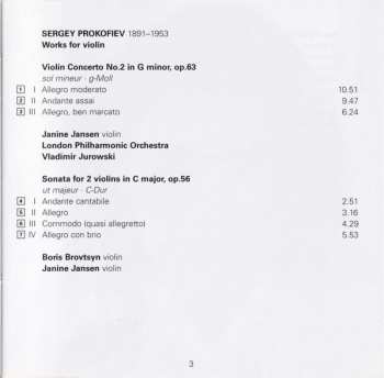 CD Sergei Prokofiev: Janine Jansen ∙ Prokofiev