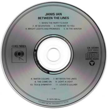 CD Janis Ian: Between The Lines