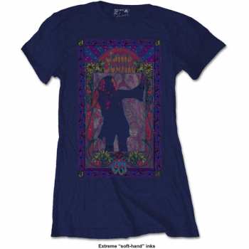 Merch Janis Joplin: Női Póló Paisley & Flowers Frame 