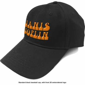 Merch Janis Joplin: Baseball sapka Orange Logo Janis Joplin
