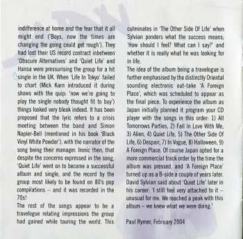 CD Japan: Quiet Life