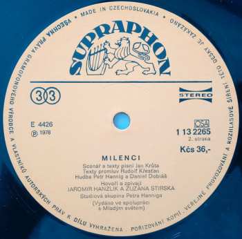LP Jaromír Hanzlík: Milenci
