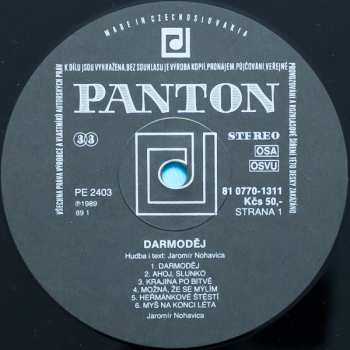 LP Jaromír Nohavica: Darmoděj