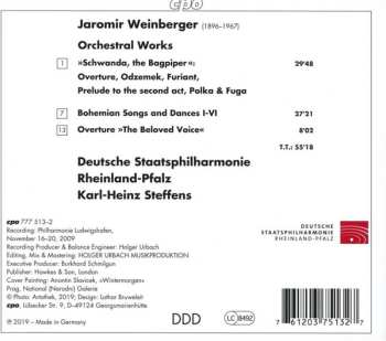 CD Staatsphilharmonie Rheinland-Pfalz: Orchestral Works