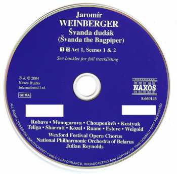 2CD Jaromir Weinberger: Švanda Dudák