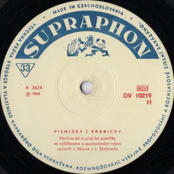 LP Jaroslav Marek: Písničky Z Krabičky