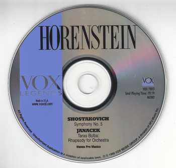CD Jascha Horenstein: Jascha Horenstein Conducts