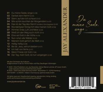 CD Jay Alexander: Du Meine Seele Singe ...