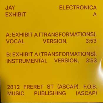 2SP Jay Electronica: Exhibit A + C CLR