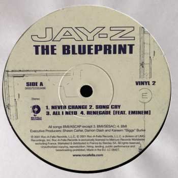 2LP Jay-Z: The Blueprint LTD