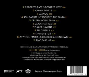 CD Wynton Marsalis: The Music Of John Lewis