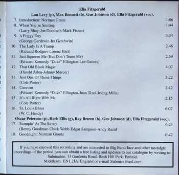 CD Ella Fitzgerald: Konzerthaussaal Vienna 20th Of April 1958